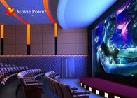 냄새 불 Imax 4D 까만 진동 의자를 가진 가정 극장 4D 동적인 영화관을 안개로 덮이십시오