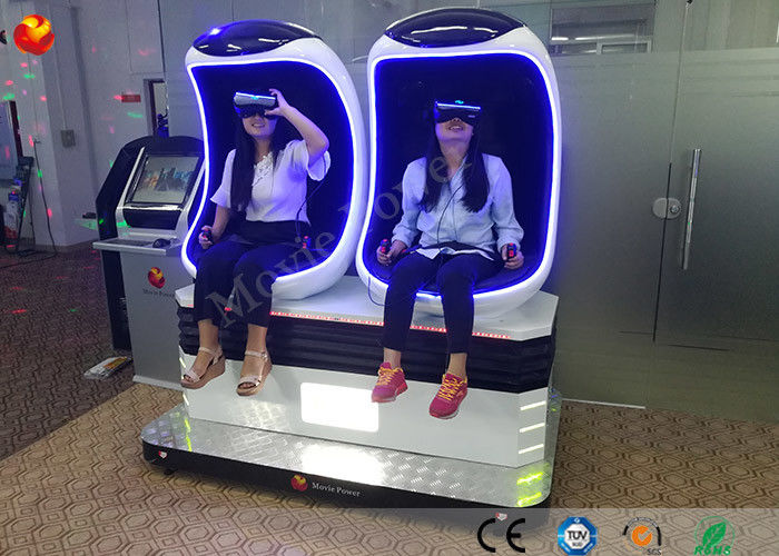 220v Virtual Reality Double 9d VR Cinema Single / Triple / Double Passenger CE