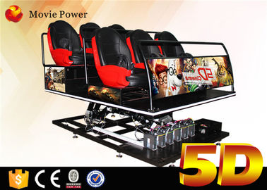 테마 파크 장비 5d 영화관 동의 좌석 6Dof 5D 영화관 시뮬레이터 게임 기계 5D 영화관