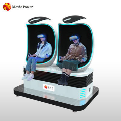 360 정도 계란 9D VR 영화관 시뮬레이터 상호 작용하는 가상 현실 장비 3개의 좌석
