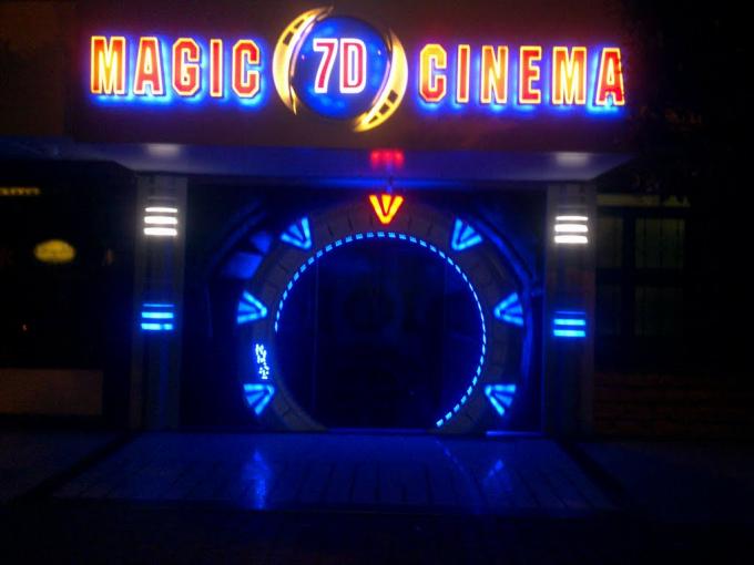 눈 거품 XD 영화관, 6 DOF 전기 플래트홈 7D 상호 작용하는 극장을 비가 오십시오 1