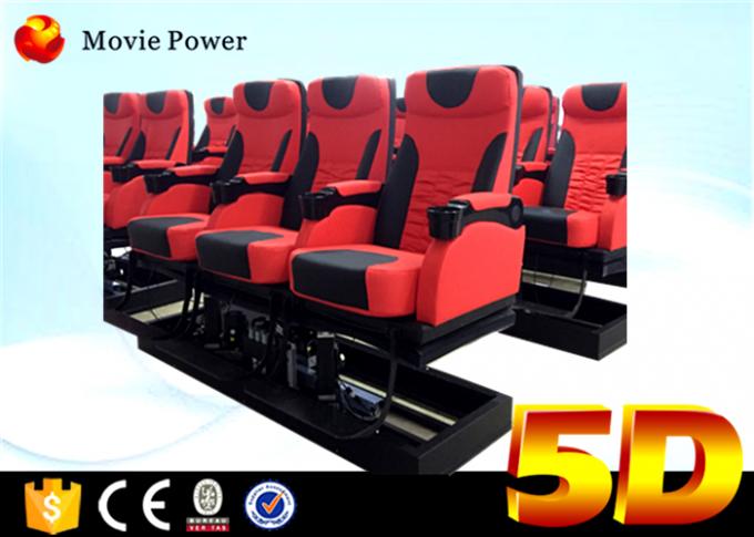 전기 3 Dof/동의 의자를 가진 유압 5D 영화관 장비 5D 시뮬레이터 영화관 0