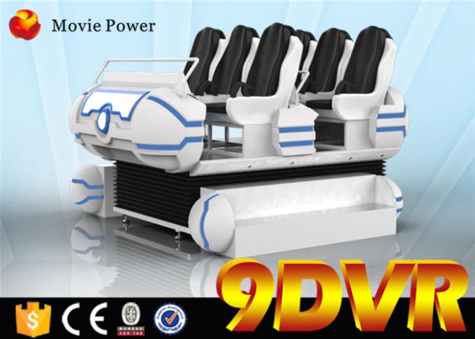 영화 트럭 쉬운 임명을 위한 6개의 좌석 높은 정의 영화/게임 9D VR 영화관 0