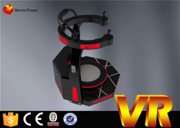 VR 상점가에 대중 빨간 LED 섬광 빛을 서 있는 D2 2K 헬멧 VR 전투 게임 9D 0