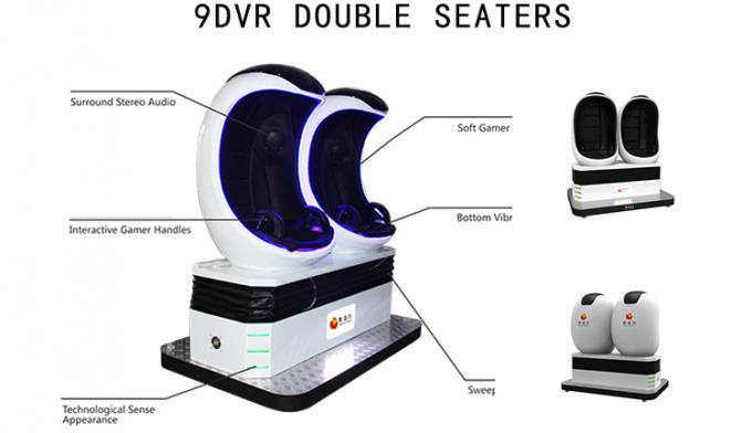 유원지 가상 현실 9D VR 영화관 360 정도 9D 영화관 시뮬레이터 0