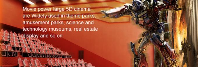 혁신적인 프로젝트 4D 롤러코스터 영화관 스릴있는 탈 것 운동 좌석 2