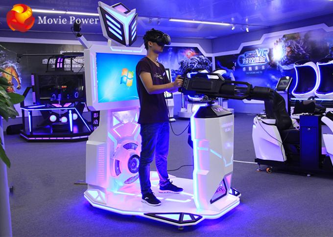 서 있는 VR 공간 플랫폼 VR Gatling 아케이드 총격사건 총 게임 기계 VR 시뮬레이터 0