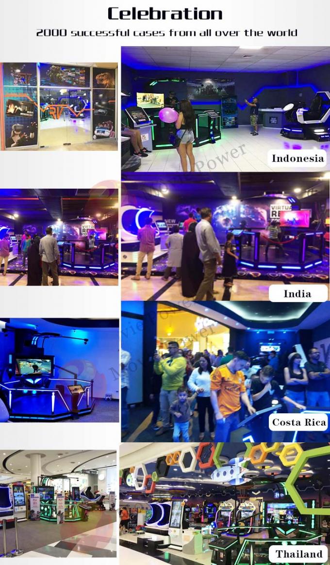 HTC Vive 9D VR 서 있는 공간 게임 플랫폼/상호 작용하는 VR 총격사건 게임 기계 1