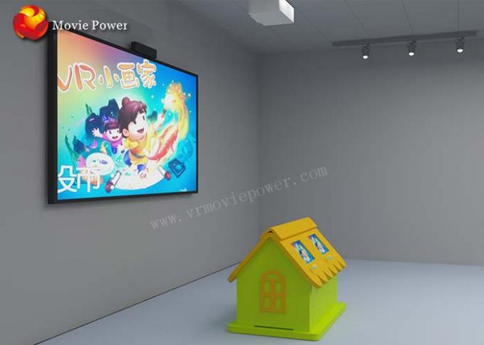 게임 기계 1.5 KW를 페인트를 칠하는 VR 놀이공원 실내 상호 작용하는 계획안 어린이들 1