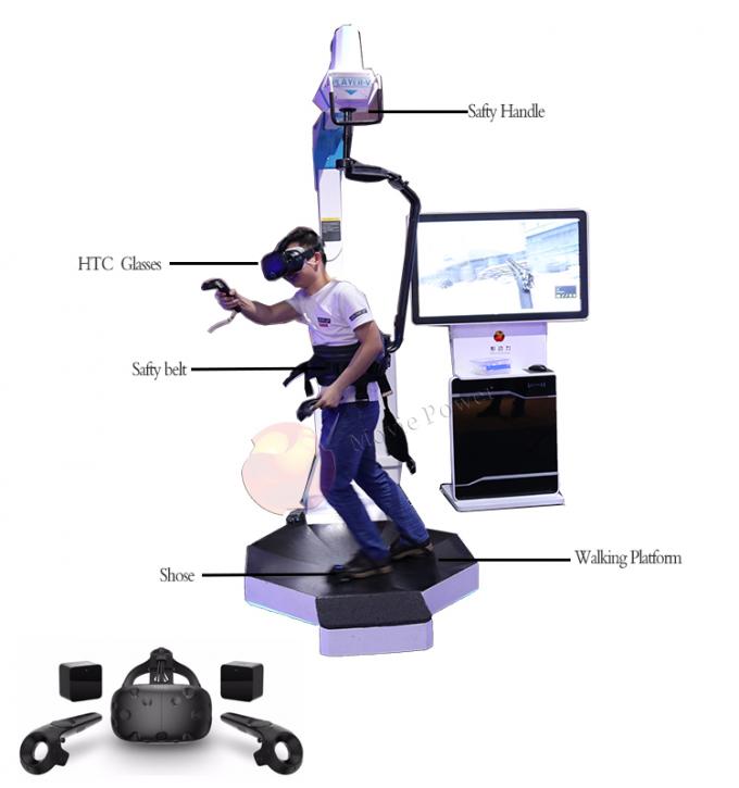 9D VR 가상 현실 디딜방아 동의 총격사건 시뮬레이터 게임을 위로 서 있는 SGS 0