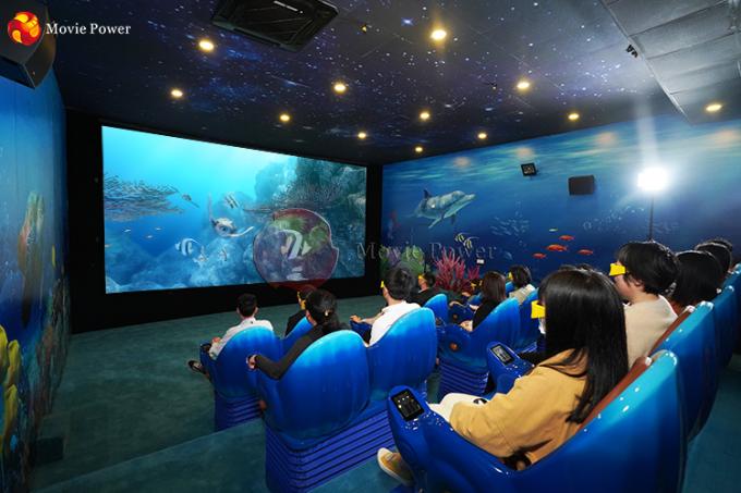 테마 파크를 위한 소형 대양 주제 특수 효과 4D 영화 영화관 체계 장비 2
