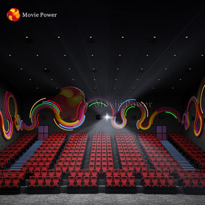 테마파크 파크 4D 이동 영화 의자들 4D 영화관 CE 증명서 0