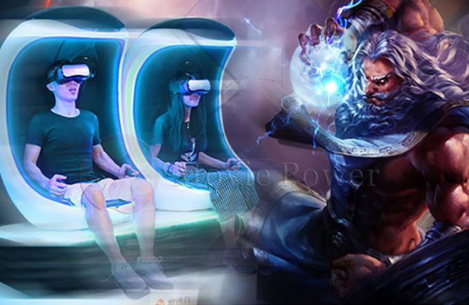 영화 힘 테마 파크 9d 계란 의자 영화관 체계 2개의 좌석 VR 영화관 극장 0
