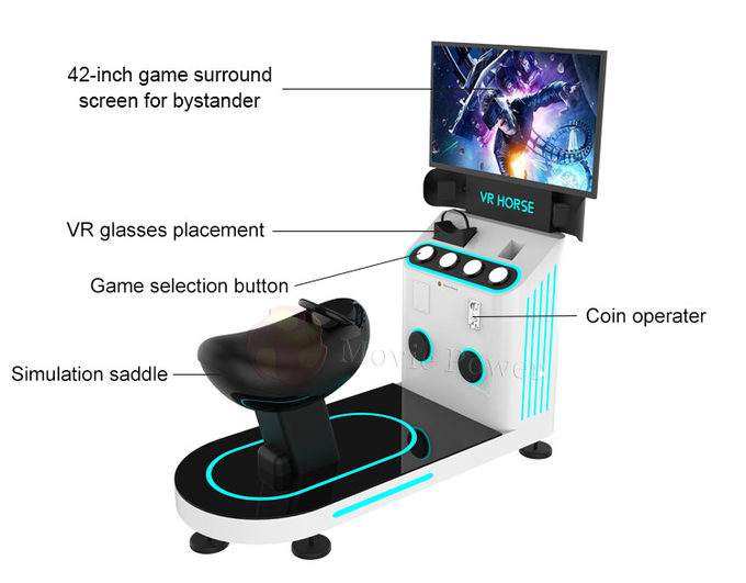 말타기 4d 8d 9d 가상현실 시뮬레이터 VR 아케이드 게임 머신 2