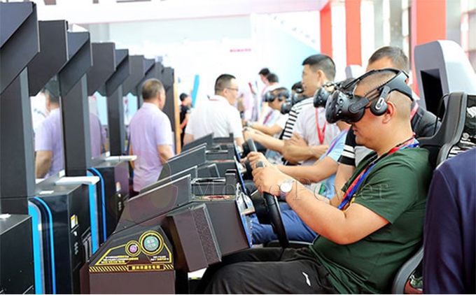 VR 레이싱 실내 놀이터 레이싱 드라이빙 시뮬레이터 가상 현실 게임 9D VR 게임 장비 2