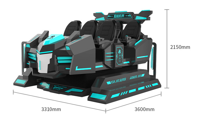 VR 테마파크 영화관 9d 가상현실 롤러코스터 시뮬레이터 6석 VR 게임 머신 7