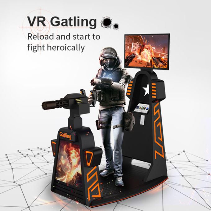 가상현실 촬영 가틀링 총 게임 촬영 게임 9d Vr 촬영 시뮬레이터 좀비 아케이드 머신 0