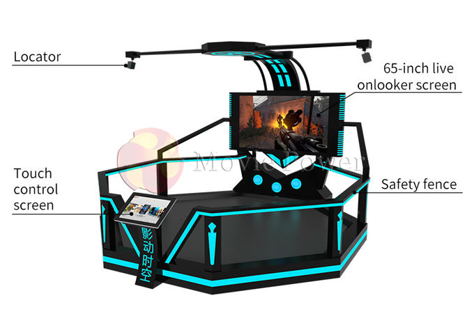 스포츠 오락 전자게임 기계 9d VR 총격 시뮬레이터 1