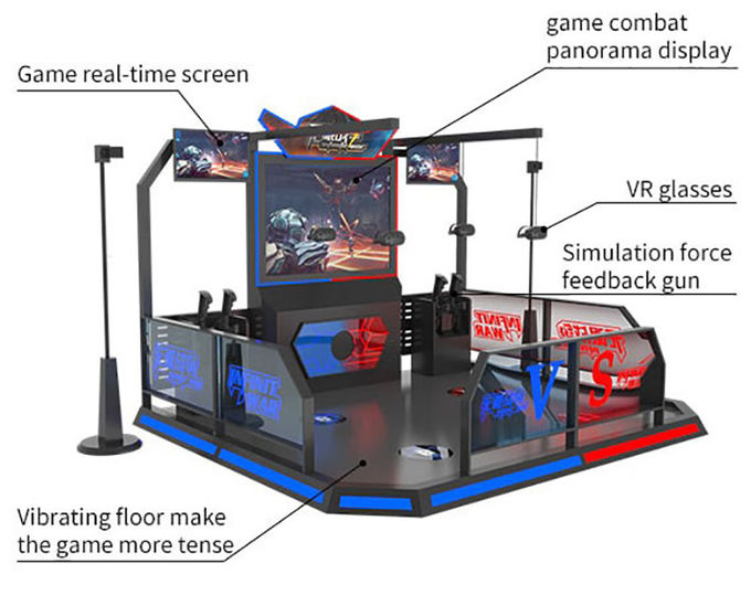 시뮬레이터 관중석 동작 장비를 촬영하는 VR 항공기 게임기 9D 무한한 차 2