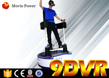 5.5 인치 HD 2K 스크린을 가진 9d VR 영화관을 위로 서 있는 3 Dof 전기 플랫폼