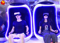 마술 9D VR 계란 시뮬레이터 두 배 좌석 VR 롤러코스터 실내 오락