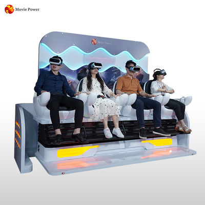테마 공원 상호 작용하는 Vr 상영관 2 3 4 좌석 9d 동적 플랫폼 시뮬레이터