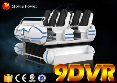 독점적인 영화/게임 9D VR 영화관 가족 6는 6DOF 동의 의자 섬유유리에 자리를 줍니다