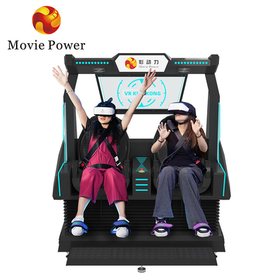 5.0KW 9d VR 영화관 2석 롤러코스터 VR 의자 아케이드 4d 8d 가상 현실 시뮬레이터 촬영