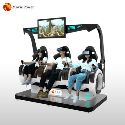 새로운 사업 아이디어 VR 동전은 동적인 3 좌석 9d 가상 현실 상영관 시뮬레이터를 운영했습니다