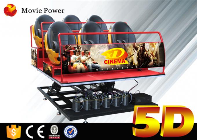 동의 좌석을 가진 전기 시스템 5D 영화관 장비 동의 시뮬레이터 5D 동의 극장 0