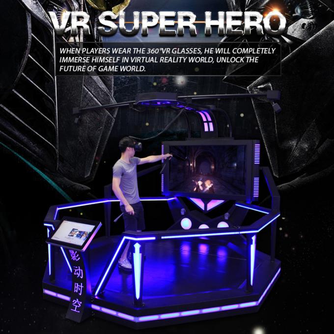 큰 플랫폼 상호 작용하는 게임을 서 있는 9D VR 보행자 공간 전투 HTC VIVE 동의 1