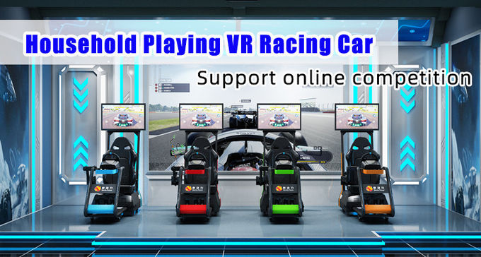 시뮬레이션 시트를 운전하는 시뮬레이터 자동차를 경주하는 쇼핑몰 엔터테인먼트 VR 0