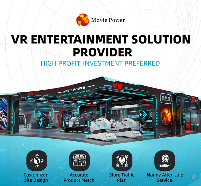 상업적 가상 현실 모의 장치 9D VR 수퍼 타임 기계 기민한 게임 장비 0