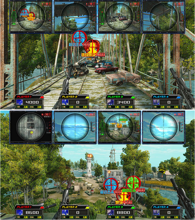 게임 장비를 촬영하는 테마파크 공원 4 선수 가상 현실 게임기 9d AR 0